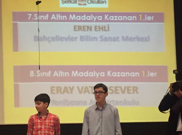 Öğrencimiz İMFO (İstanbul Matematik Fen Olimpiyatı)´nda 1. Olarak Altın madalya Almaya Hak Kazandı